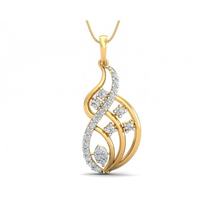 Deena Round Brilliant Cut Diamond Pendant